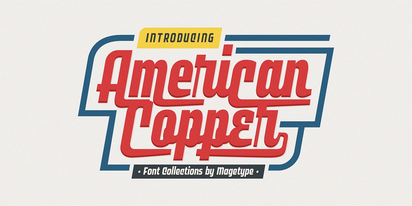 Пример шрифта MGT American Copper #1